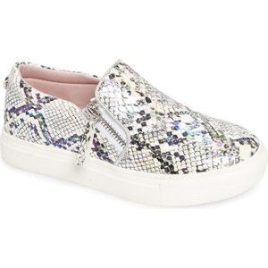 STEVEN MADDEN - Glam Snake Print Slip-On Sneaker - 5 in kids - fits 7 in women